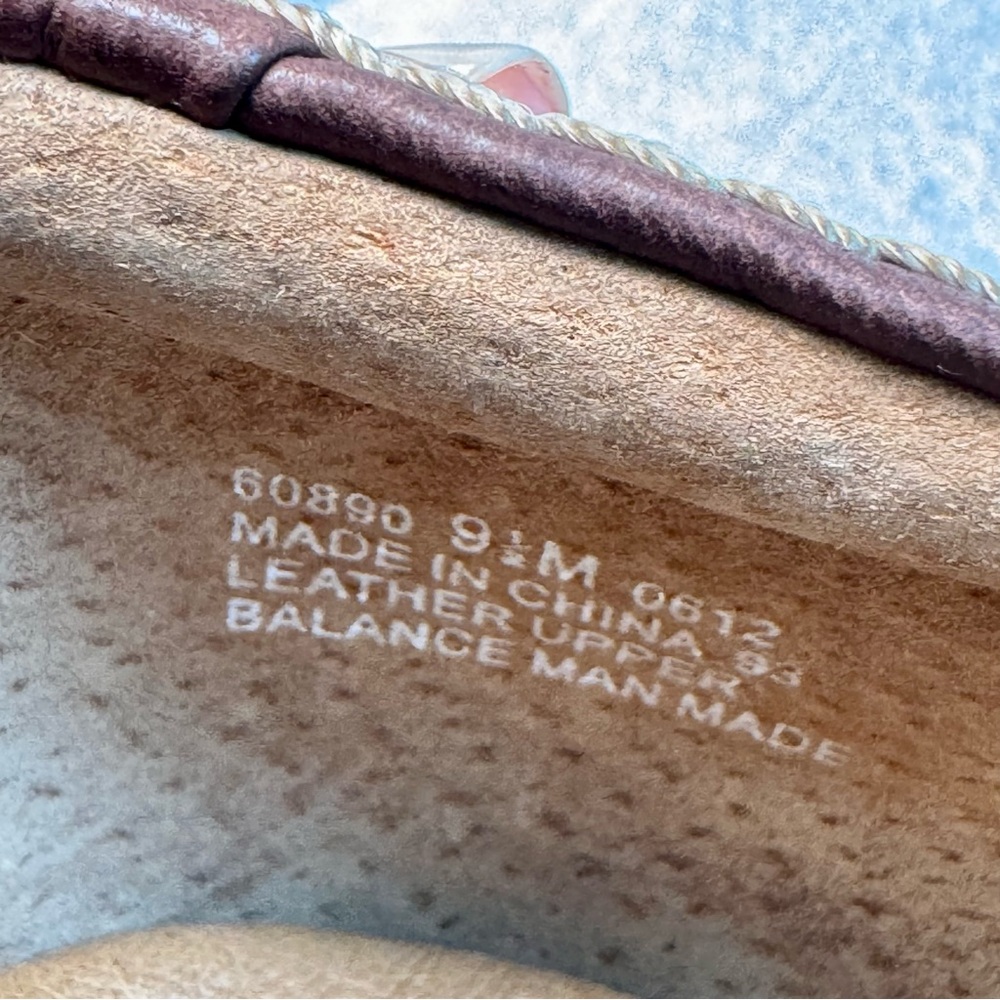 Women’s Clark’s Artisan Aldea Abode Ballet Flat size 9.5 dark brown leather - Picture 8 of 8